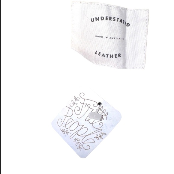 NWT Understated by Free People Purple Lamb Leather Y2K Mini Skirt Size Small - Picture 7 of 8